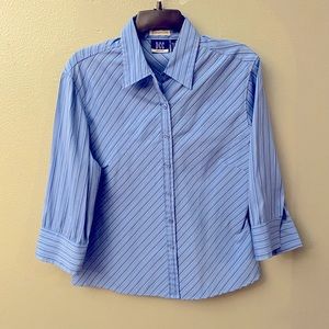 Striped Button Up Blouse